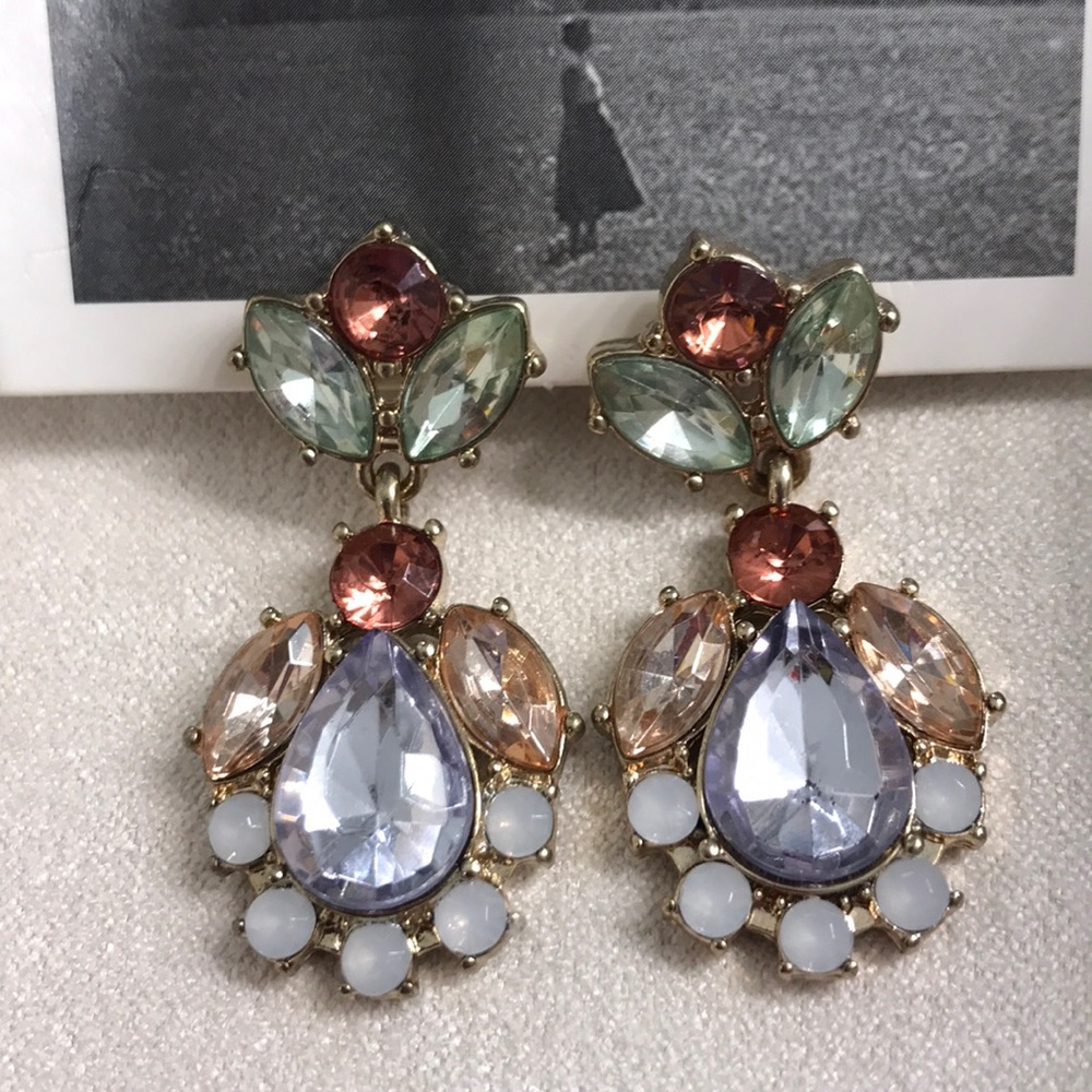 Anthropologie Crystal Earrings - NWT